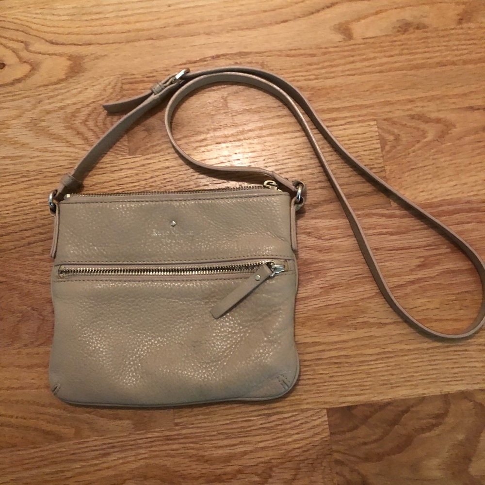 Kate spade tan colored cross body